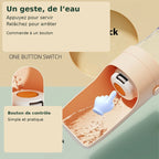 Gourde 2-en-1 Eau & Croquettes Mimi Wild