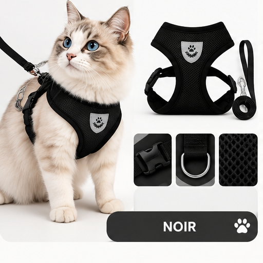 Harnais & laisse pour chat Mimi Wild