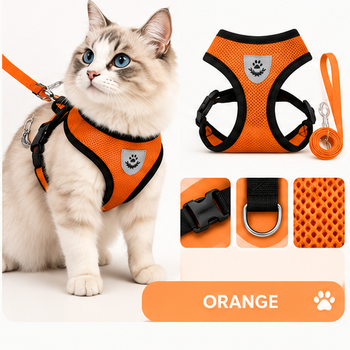 Harnais & laisse pour chat Mimi Wild
