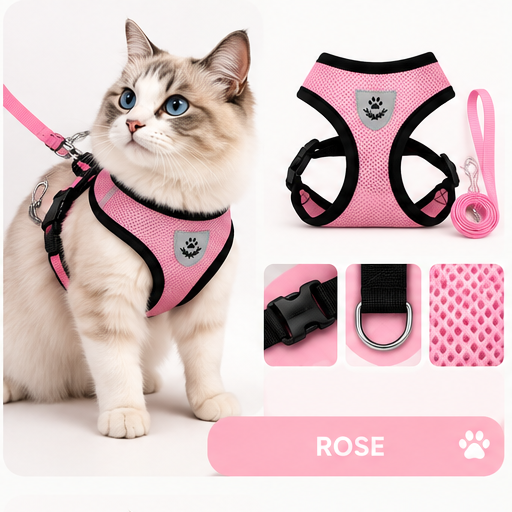 Harnais & laisse pour chat Mimi Wild