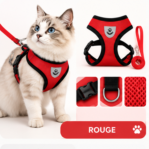 Harnais & laisse pour chat Mimi Wild